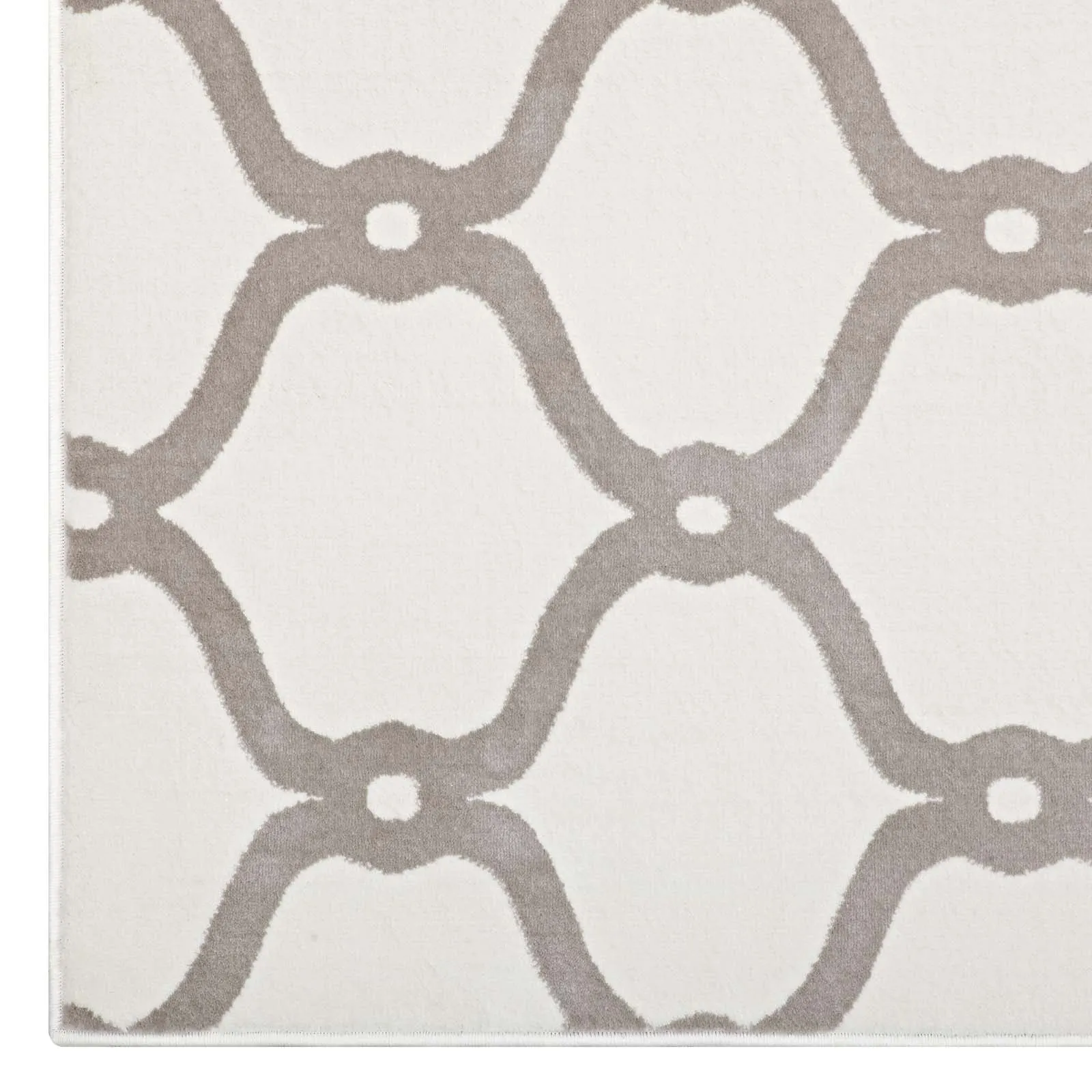 Beltara Chain Link Transitional Trellis Area Rug by Modway