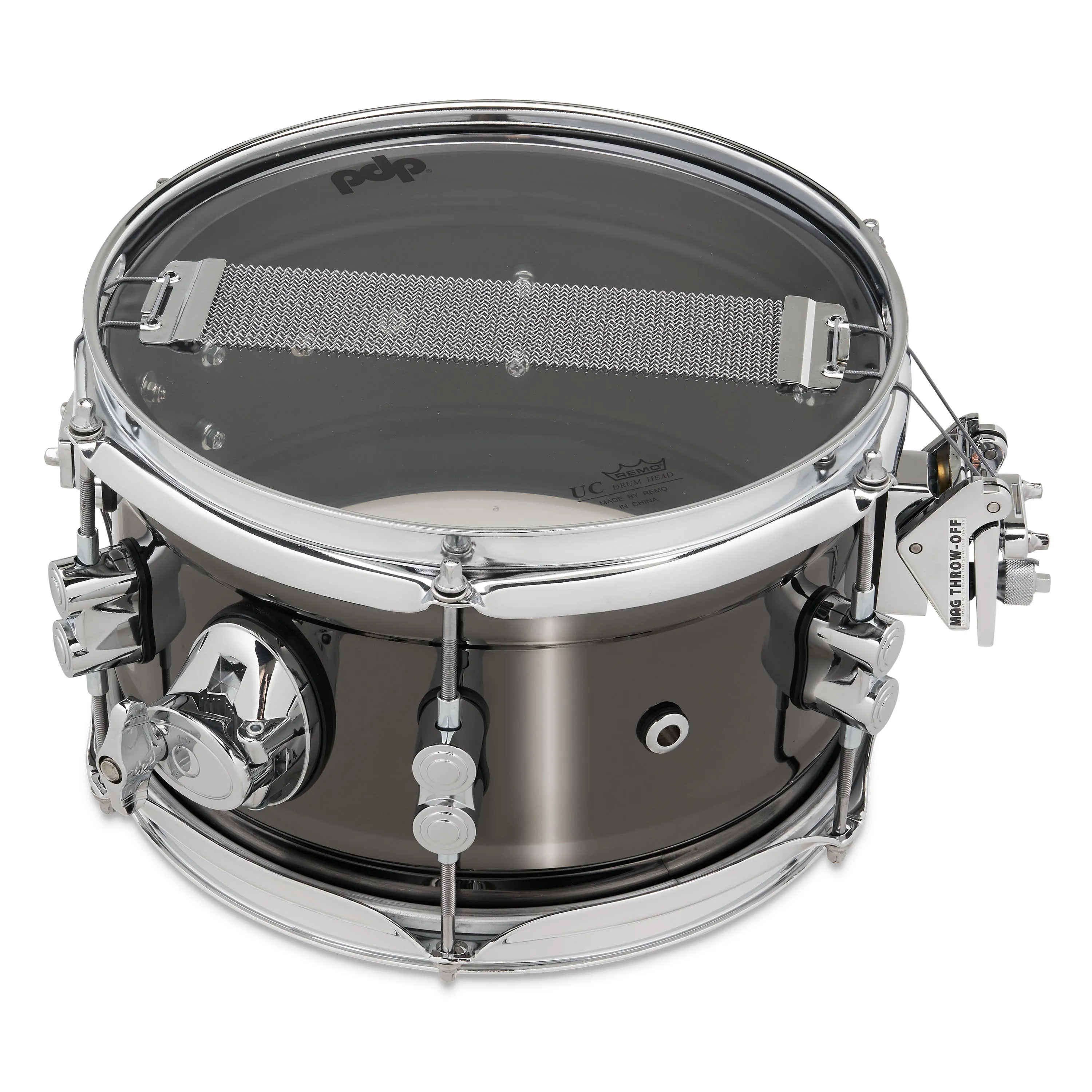 Blk Nickel Over Steel Snare, 6x10"