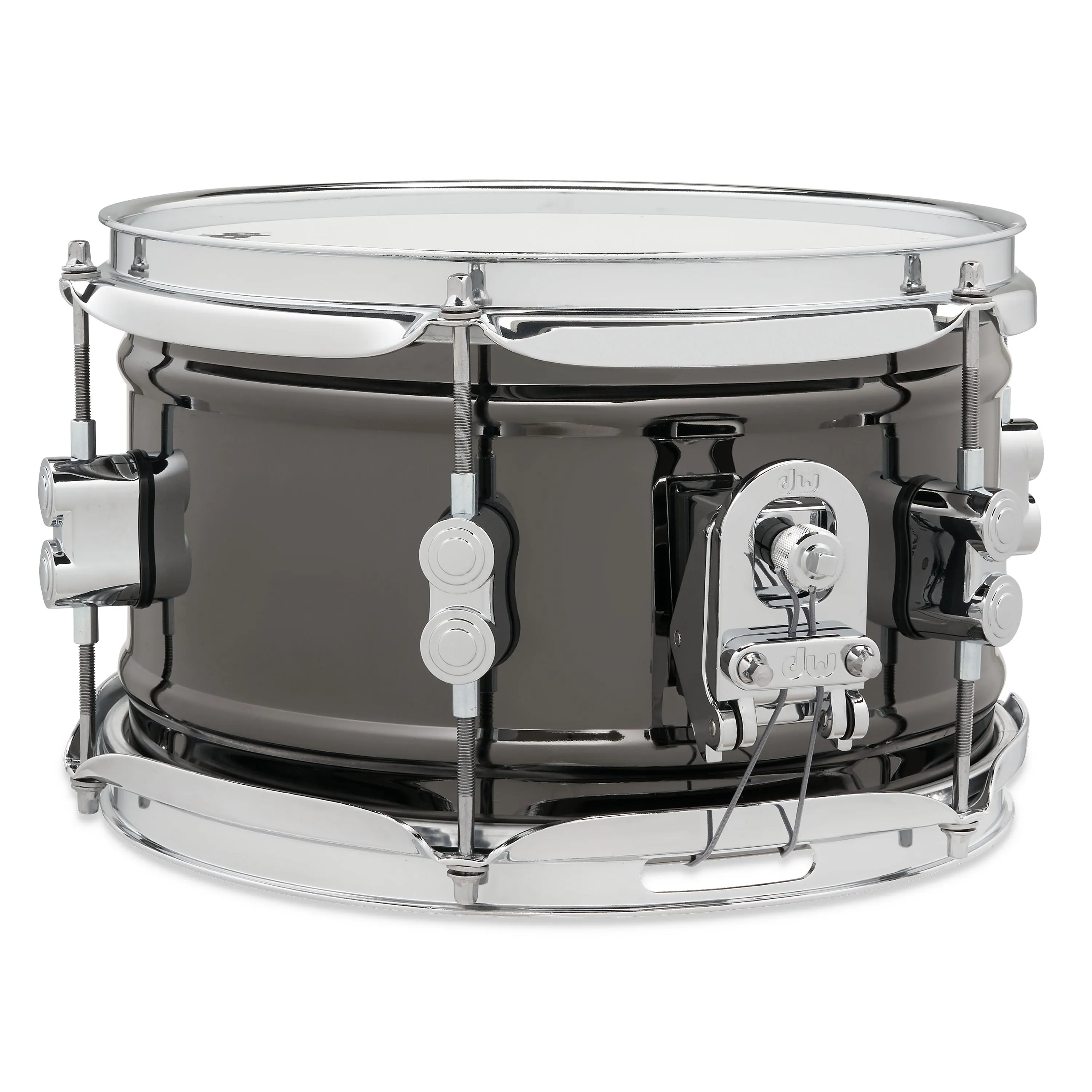 Blk Nickel Over Steel Snare, 6x10"