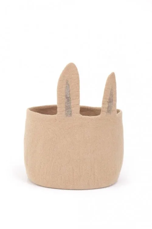 Bunny Pasu Felt Basket by Muskhane