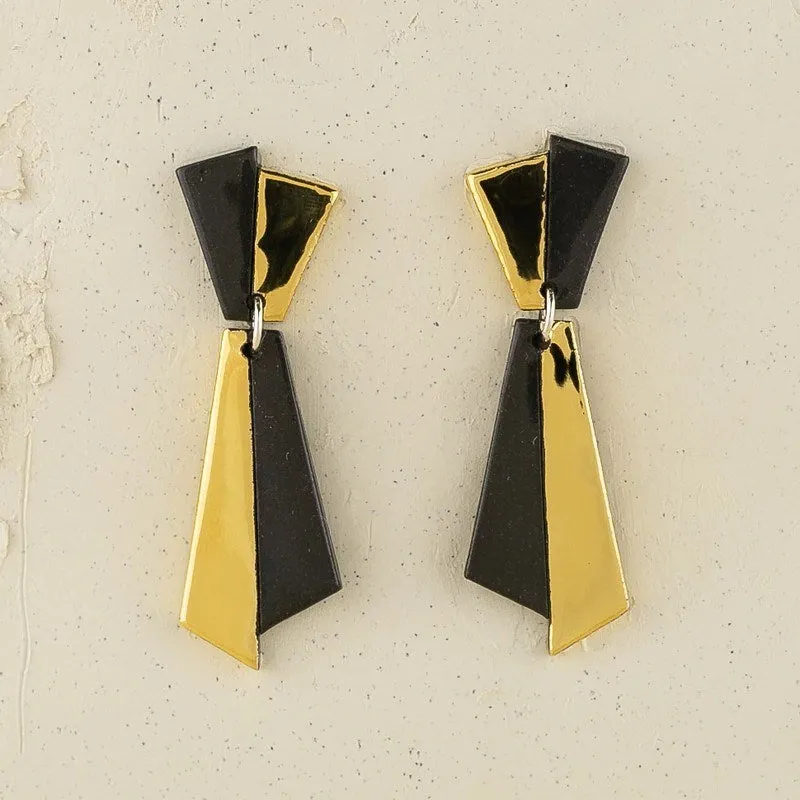 Erin Lightfoot: Earring Late Night Drop Black