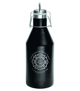 Firefighter Growler Polar Camel Vacuum Insulated with Swing Top Lid - LZR