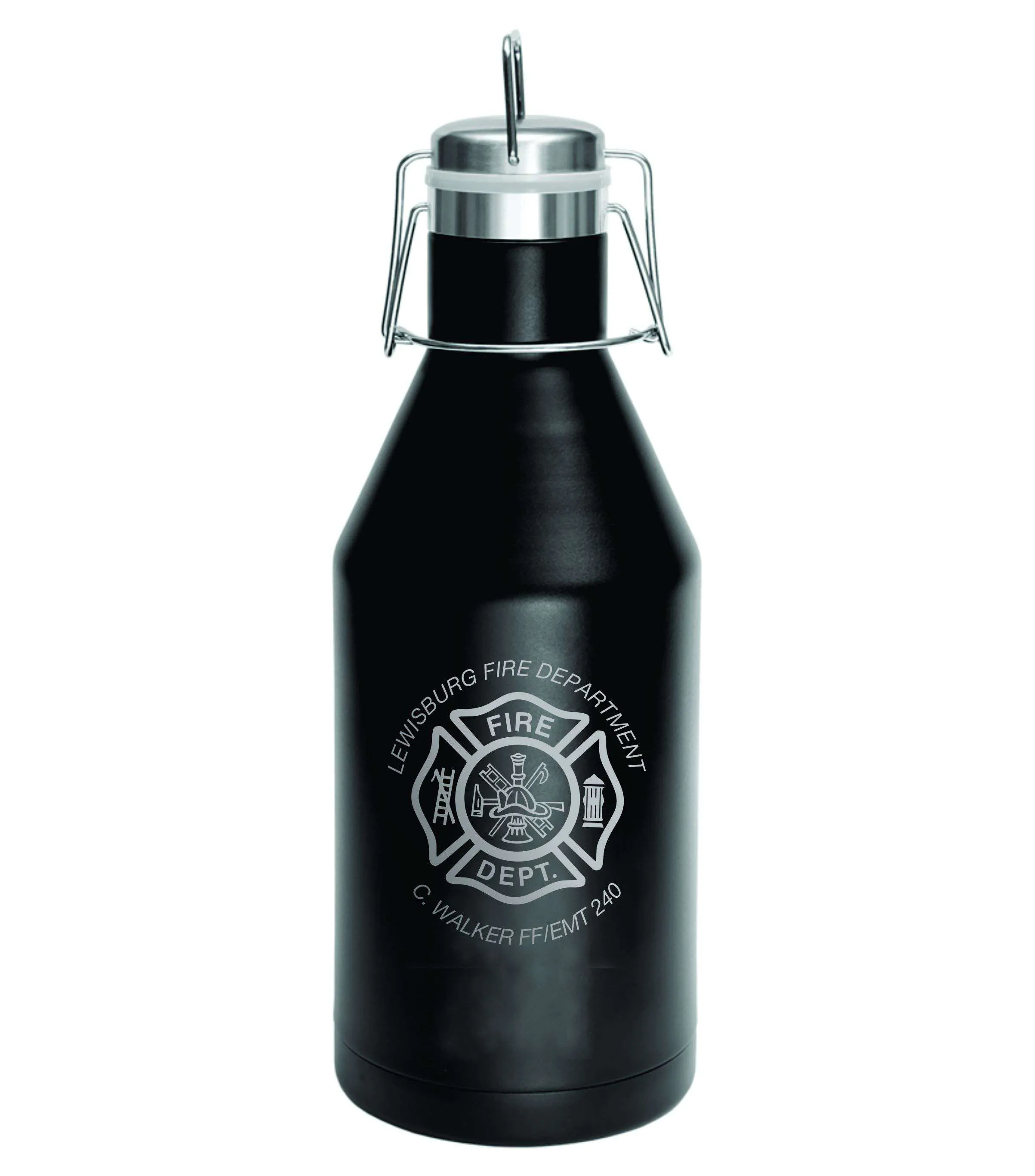 Firefighter Growler Polar Camel Vacuum Insulated with Swing Top Lid - LZR