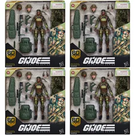 G.I. Joe Classified 60th Anniversary Action Marine Sniper ARMY BUILDER SET OF 4