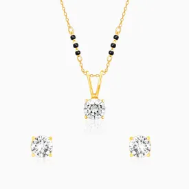 Golden Forever Moments Mangalsutra Set