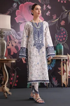 Jade Flora Embrodiered Off-White Pakistani Lawn Suits