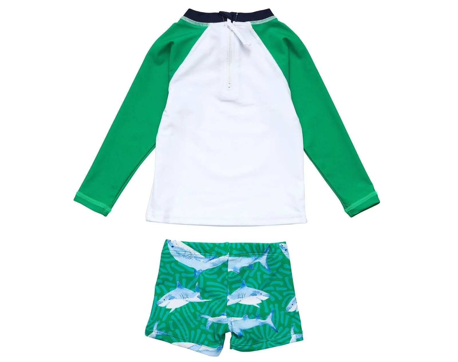 UPF 50  Top & Swim Shorts Set